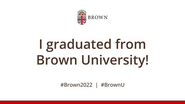 LinkedIn Post for Brown Commencement Weekend